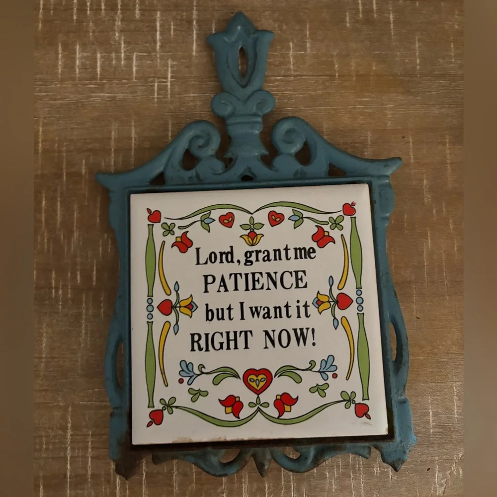 Vintage Funny Trivet - Picture 3 of 3